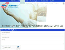Tablet Screenshot of amj-international.com